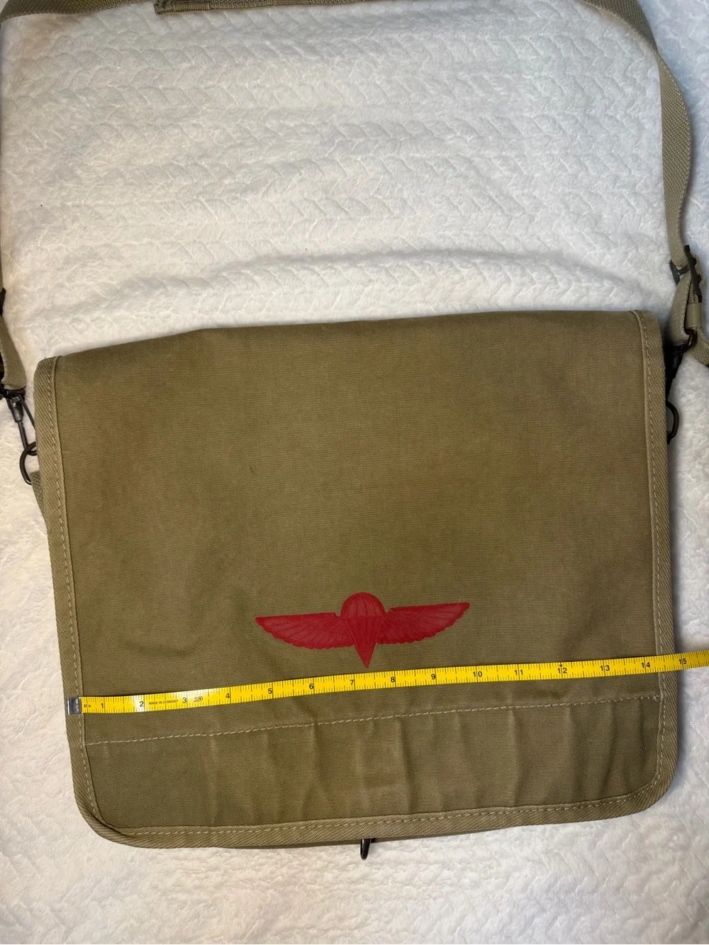 Banana Republic Vintage Khaki Messenger Bag 1980’s Safari Travel